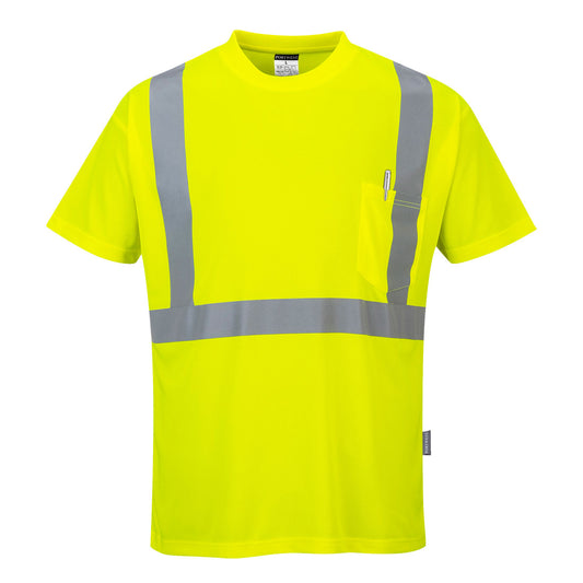 Hi-Vis Pocket T-Shirt, Morgans PW