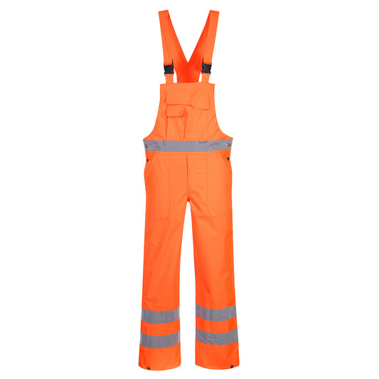 Hi-Vis Breathable Rain Bib and Brace, Morgans PW