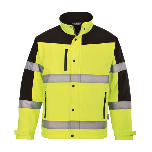 Hi-Vis Contrast Softshell (3L), Morgans PW