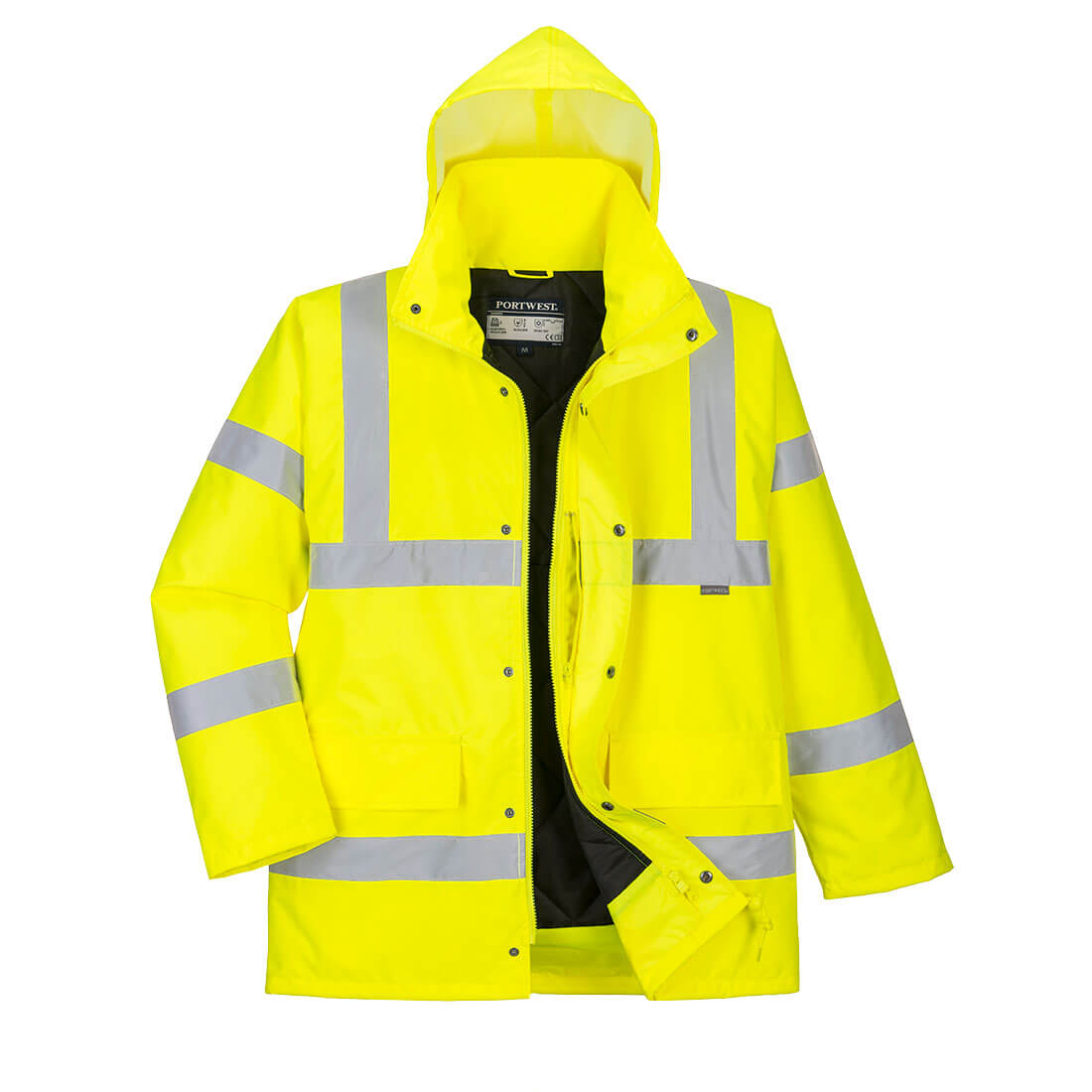 Hi-Vis Breathable Winter Traffic Jacket, Morgans PW