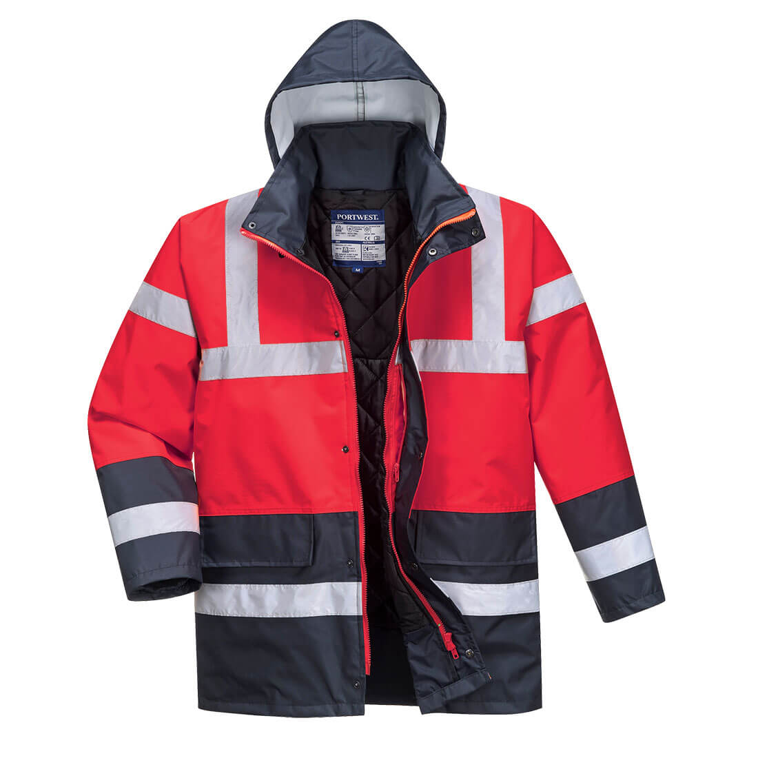 Hi-Vis Contrast Winter Traffic Jacket, Morgans PW