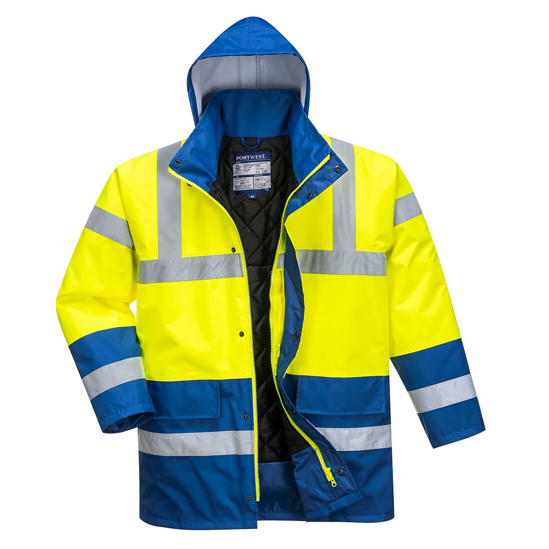 Hi-Vis Contrast Winter Traffic Jacket, Morgans PW