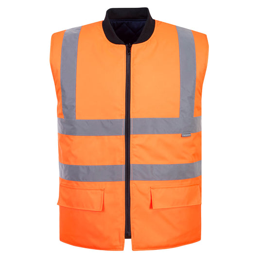 Hi-Vis Reversible Bodywarmer, Morgans PW