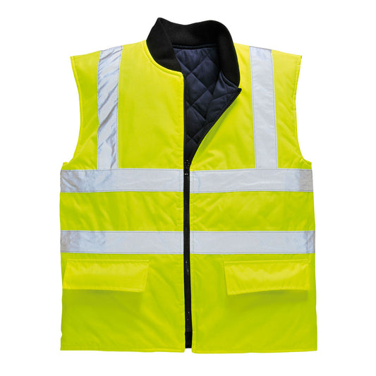 Hi-Vis Reversible Bodywarmer, Morgans PW