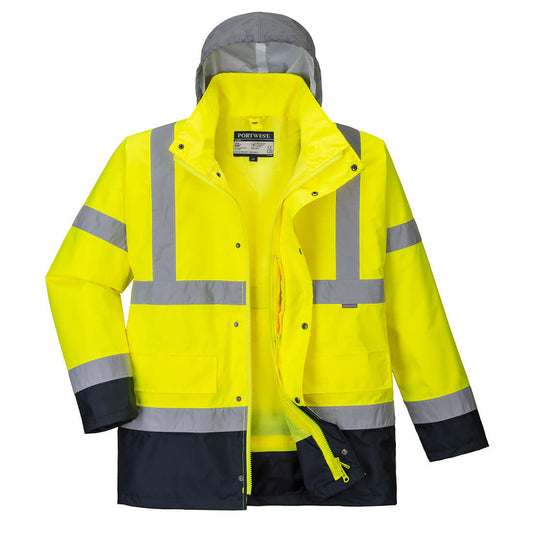 Hi-Vis 4-in-1 Contrast Traffic Jacket, Morgans PW