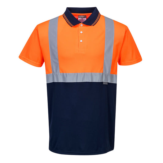 Hi-Vis Contrast Polo Shirt S/S, Morgans PW