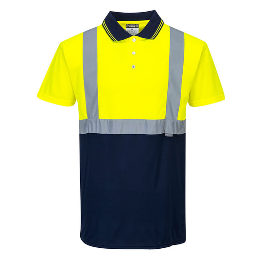 Hi-Vis Contrast Polo Shirt S/S, Morgans PW