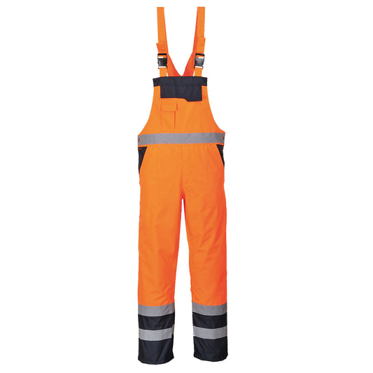 Hi-Vis Contrast Winter Bib and Brace, Morgans PW