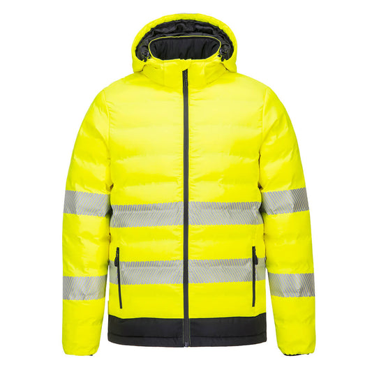 Hi-Vis Ultrasonic Heated Tunnel Jacket, Morgans PW