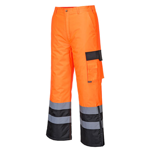 Hi-Vis Contrast Trouser - Lined, Morgans PW