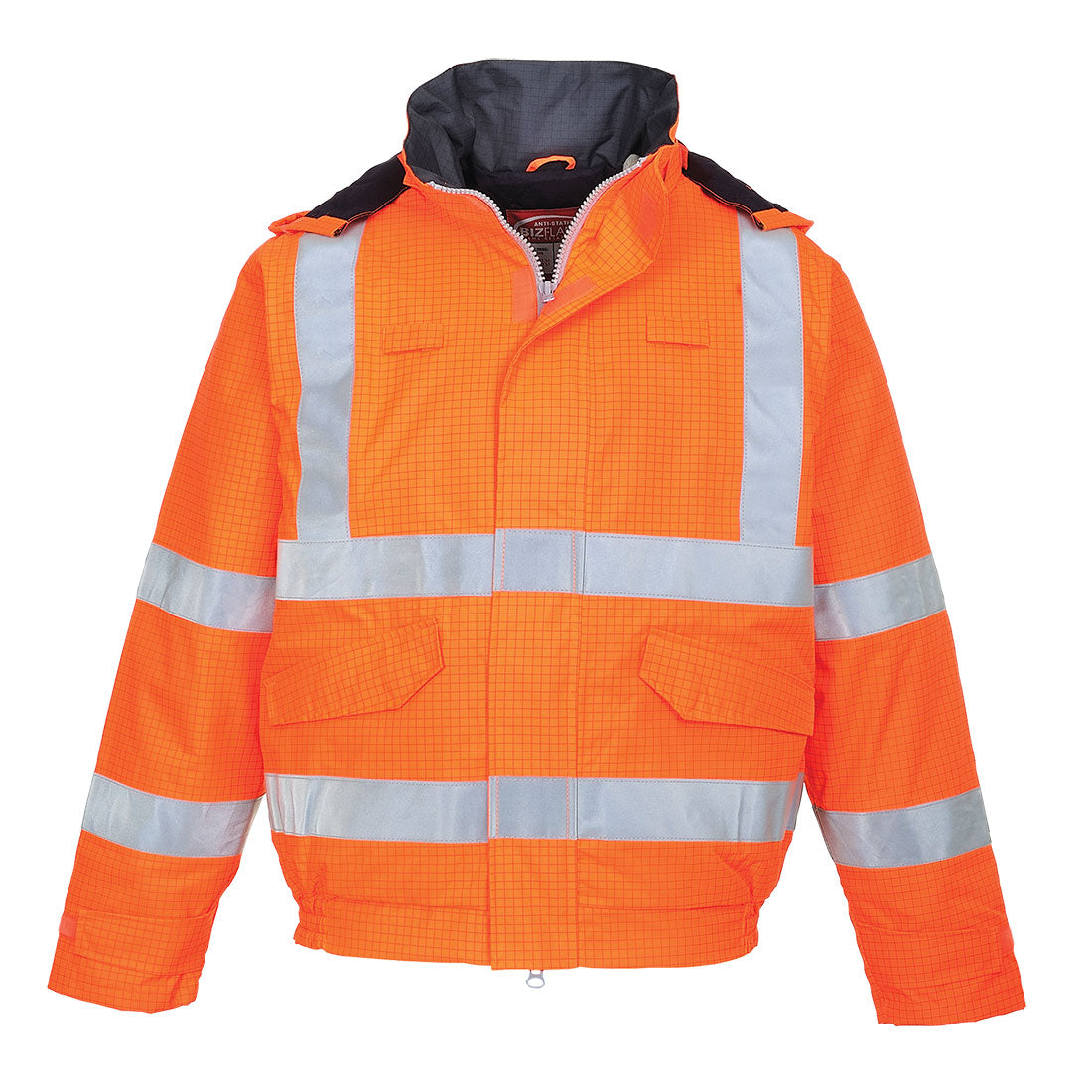 Bizflame Rain Hi-Vis Antistatic FR Bomber Jacket, Morgans PW