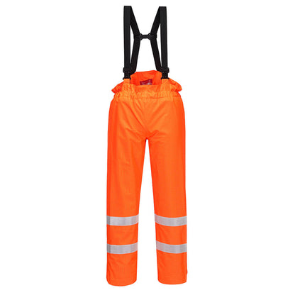 Bizflame Rain Unlined  Hi-Vis Antistatic FR Trousers, Morgans PW