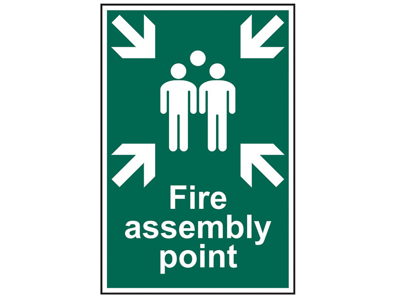 Fire Assembly Point - PVC 200 x 300mm, Scan