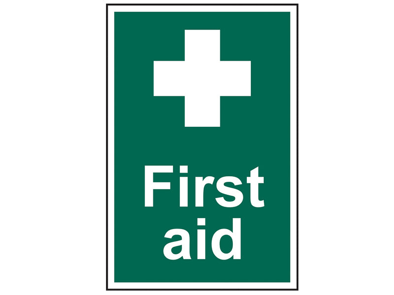 First Aid - PVC 200 x 300mm, Scan