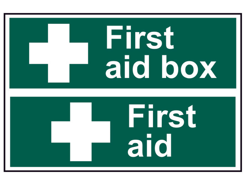 First Aid Box / First Aid - PVC 300 x 200mm, Scan