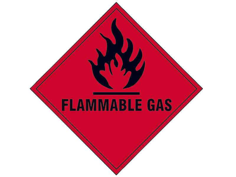 Flammable Gas SAV - 100 x 100mm, Scan