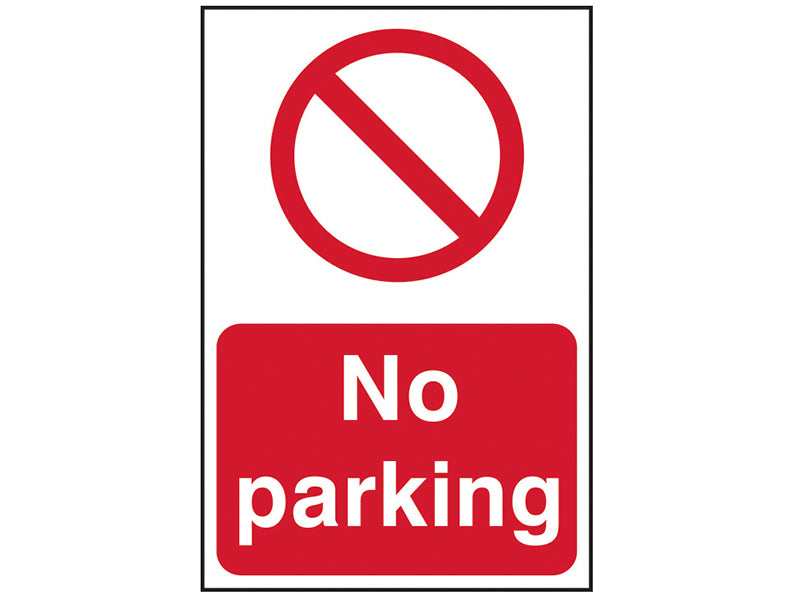 No Parking - PVC 400 x 600mm, Scan