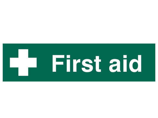 First Aid - PVC 200 x 50mm, Scan