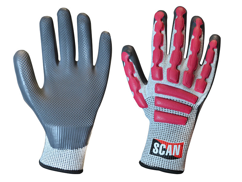 Anti-Impact Latex Cut 5 Gloves - XXL (Size 11), Scan