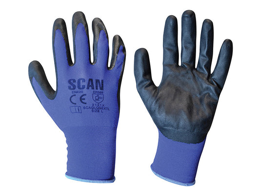 Max - Dexterity Nitrile Gloves - L (Size 9), Scan