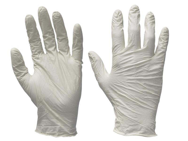 Vinyl Gloves - M (Box 100), Scan