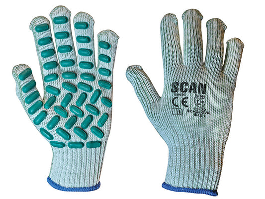 Vibration Resistant Latex Foam Gloves - L (Size 9), Scan