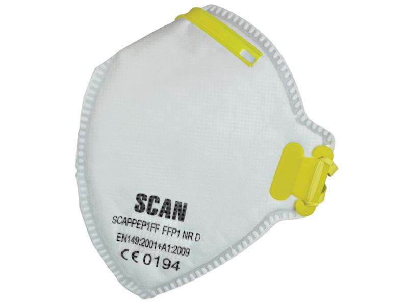 Fold Flat Disposable Mask FFP1 (Pack of 3), Scan