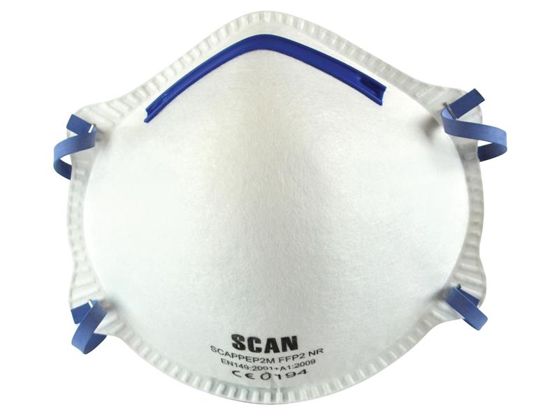 Moulded Disposable Mask FFP2 Protection (Pack 20), Scan