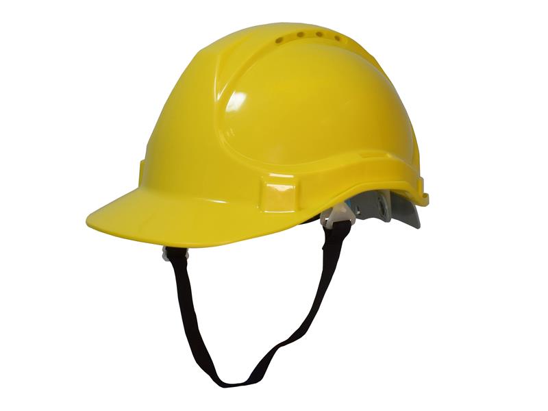 Deluxe Safety Helmet - Yellow, Scan