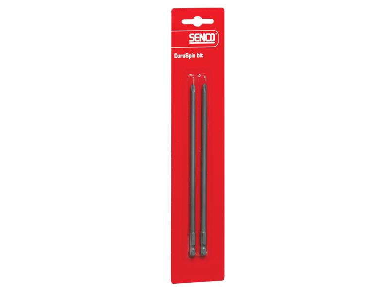 DS722 DuraSpin® Screwdriver Bit - Phillips PH2 (Pack 2), Senco