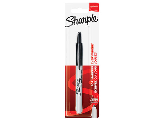 Retractable Fine Permanent Marker Black, Sharpie®