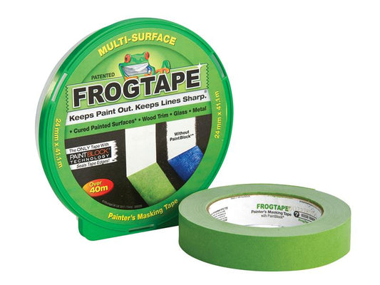 FrogTape® Multi-Surface Masking Tape 24mm x 41.1m, Shurtape