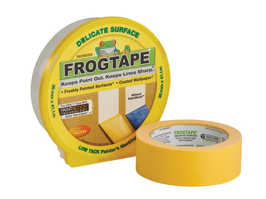 FrogTape® Delicate Surface Masking Tape 36mm x 41.1m, Shurtape