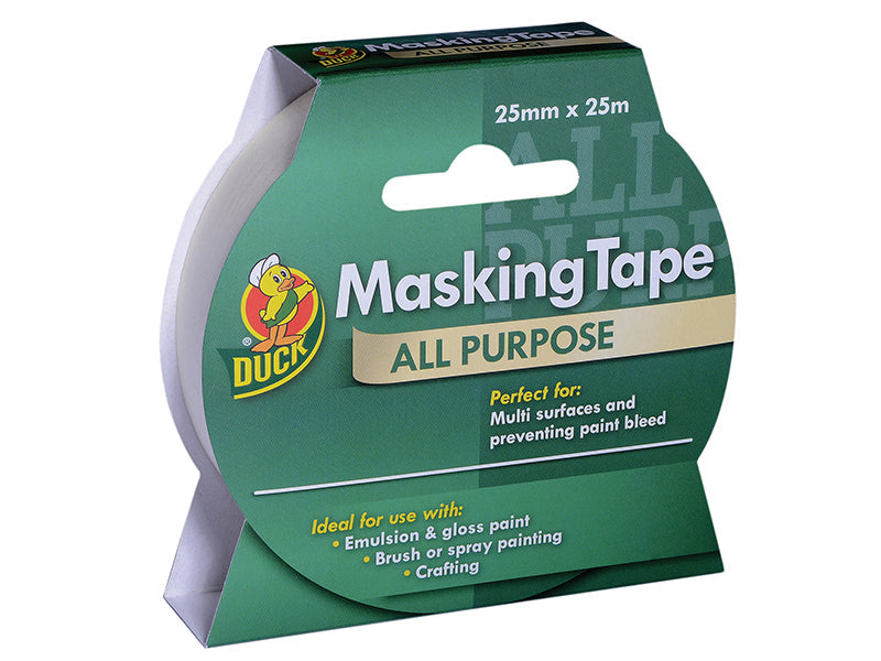 Duck Tape® All-Purpose Masking Tape 25mm x 25m, Shurtape