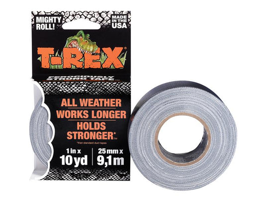 T-REX® Duct Tape 25mm x 9.1m Graphite Grey, Shurtape