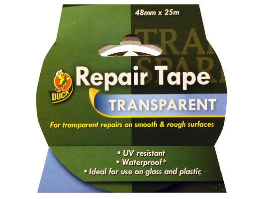 Duck Tape® Repair Tape Transparent 48mm x 25m, Shurtape