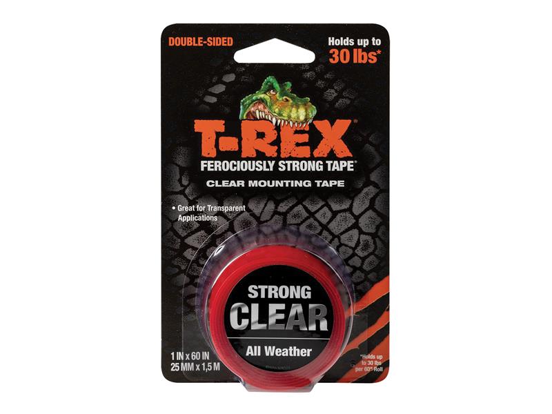 T-REX® Clear Mounting Tape 25mm x 1.5m, Shurtape