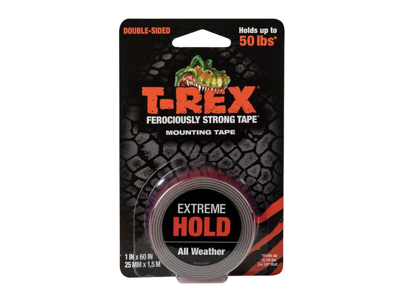 T-REX® Extreme Hold Mounting Tape 25mm x 1.5m, Shurtape