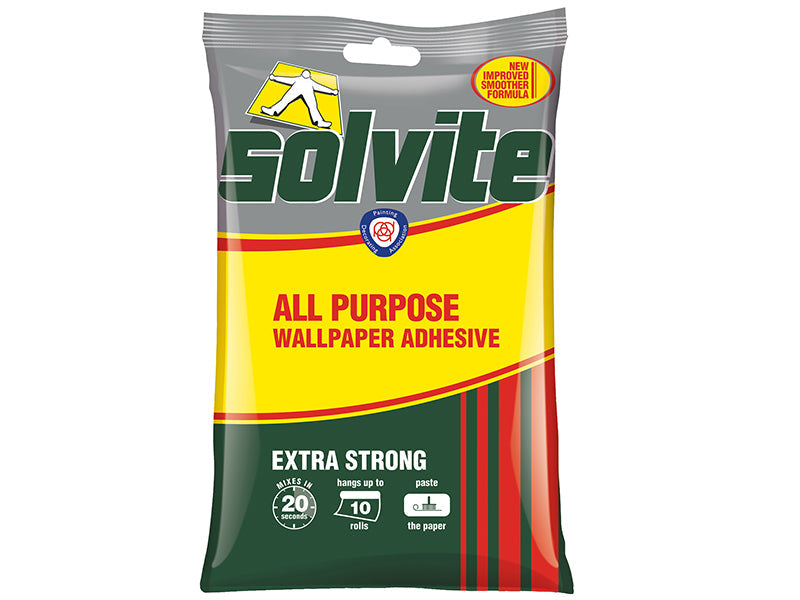 All Purpose Wallpaper Paste Sachet 5 Roll, Solvite