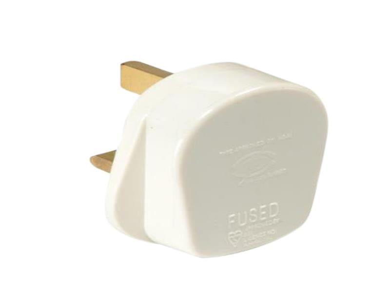 White Fused Plug 13A (Trade Pack 20), SMJ