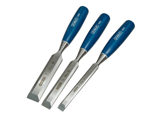 5002 Bevel Edge Chisel Set, 3 Piece, STANLEY®