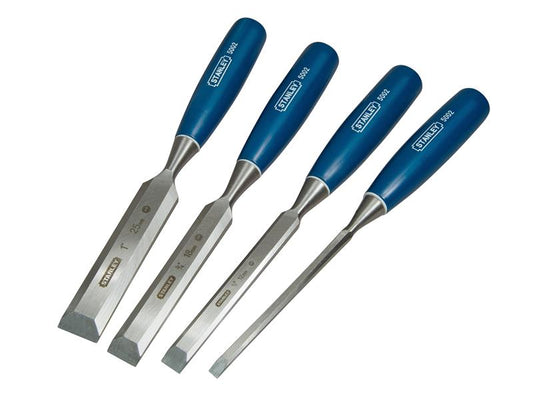 5002 Bevel Edge Chisel Set, 4 Piece, STANLEY®