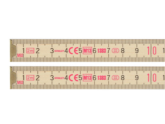 Wooden Folding Rule 2m, STANLEY®