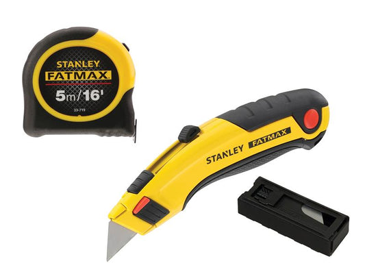 FatMax® Triple Pack - Tape, Retractable Knife and Blades, STANLEY®