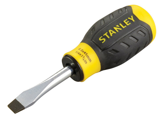 Cushion Grip Screwdriver Flared Tip 6.5 x 45mm, STANLEY®