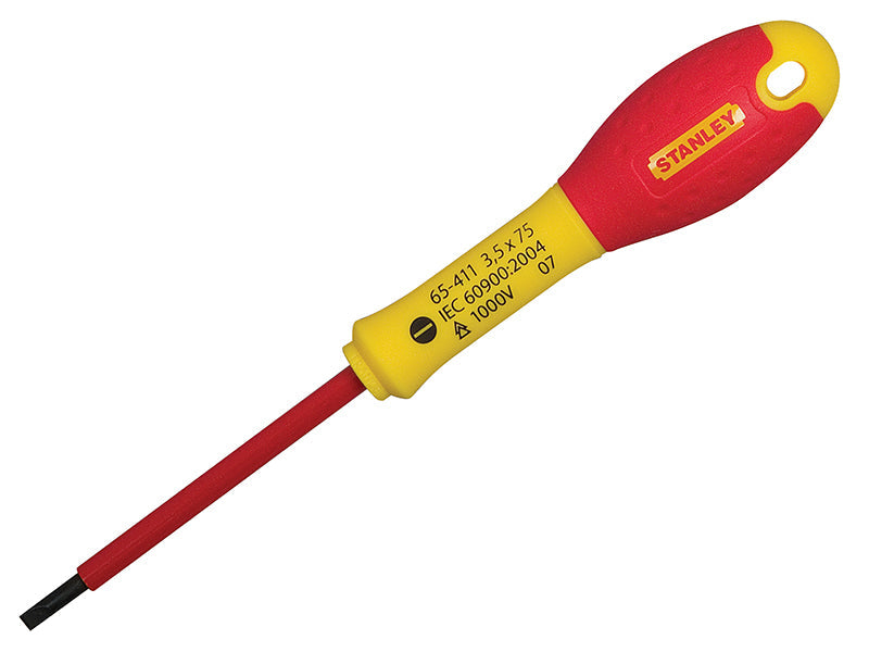 FatMax® VDE Insulated Screwdriver Parallel Tip 4.0 x 100mm, STANLEY®