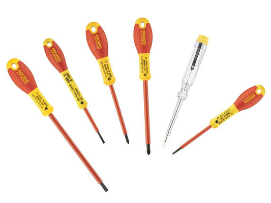 FatMax® VDE Insulated Screwdriver Set, 6 Piece, STANLEY®