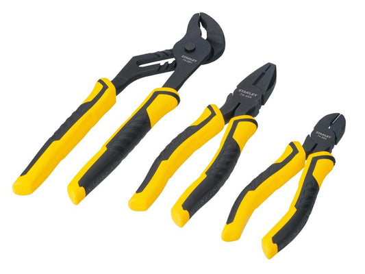 ControlGrip™ Pliers Set, 3 Piece, STANLEY®