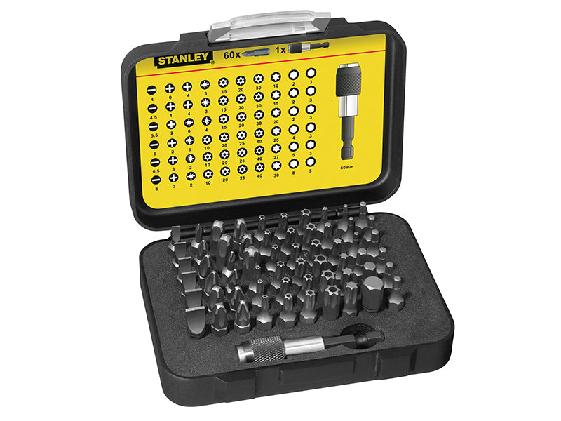 Bit Set & Holder, 61 Piece, STANLEY®