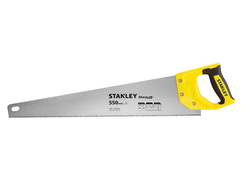 Sharpcut™ Handsaw 550mm (22in) 7 TPI, STANLEY®